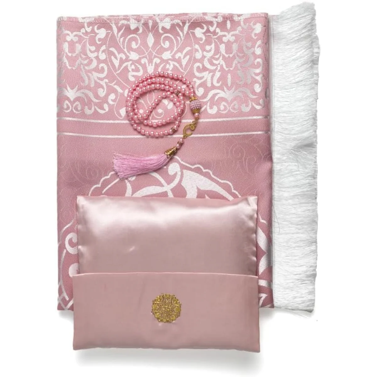 Elegant 3-Piece Travel Prayer Mat & Tasbih Gift Set - Image 2
