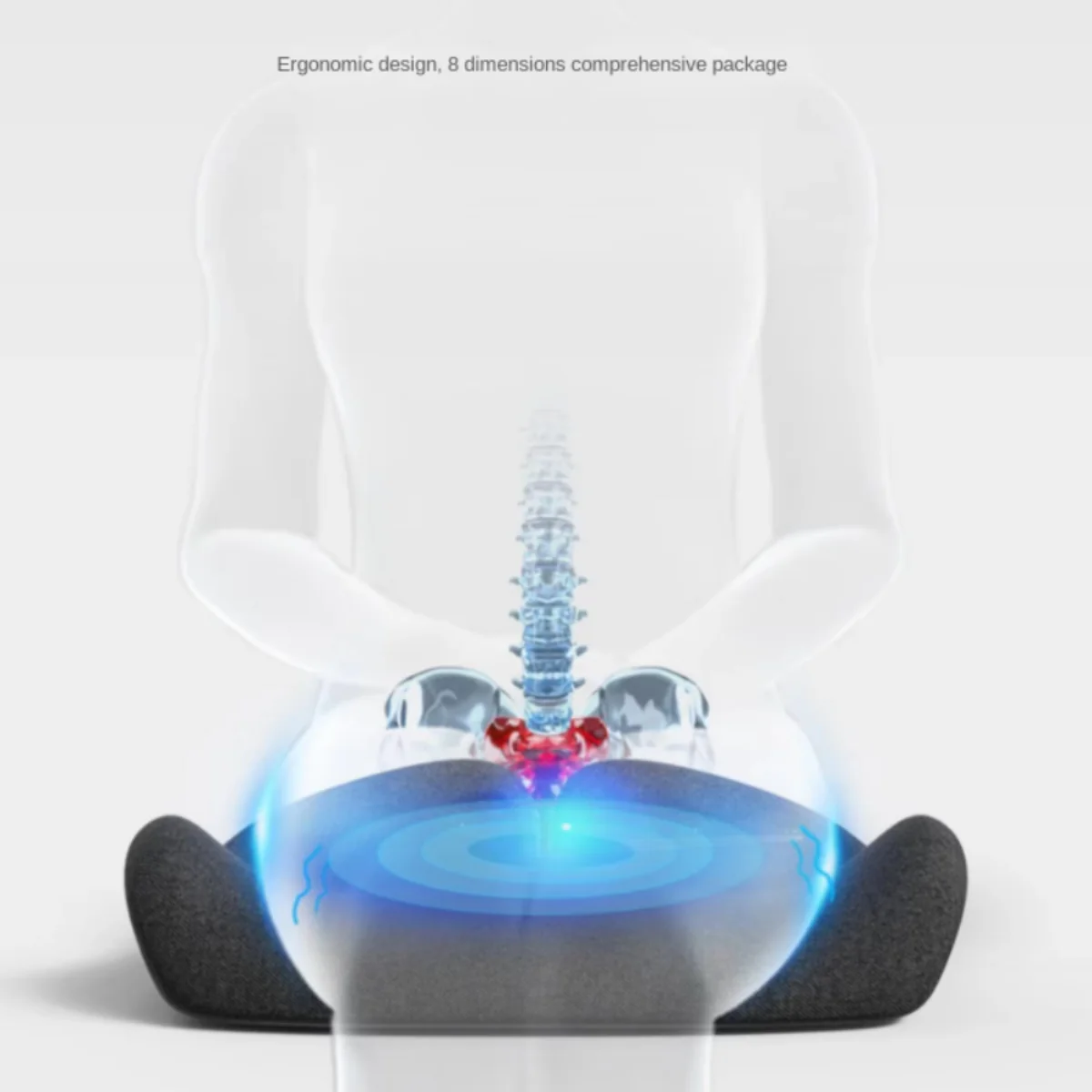 Ergonomic Cooling Memory Foam Seat Cushion - Image 6