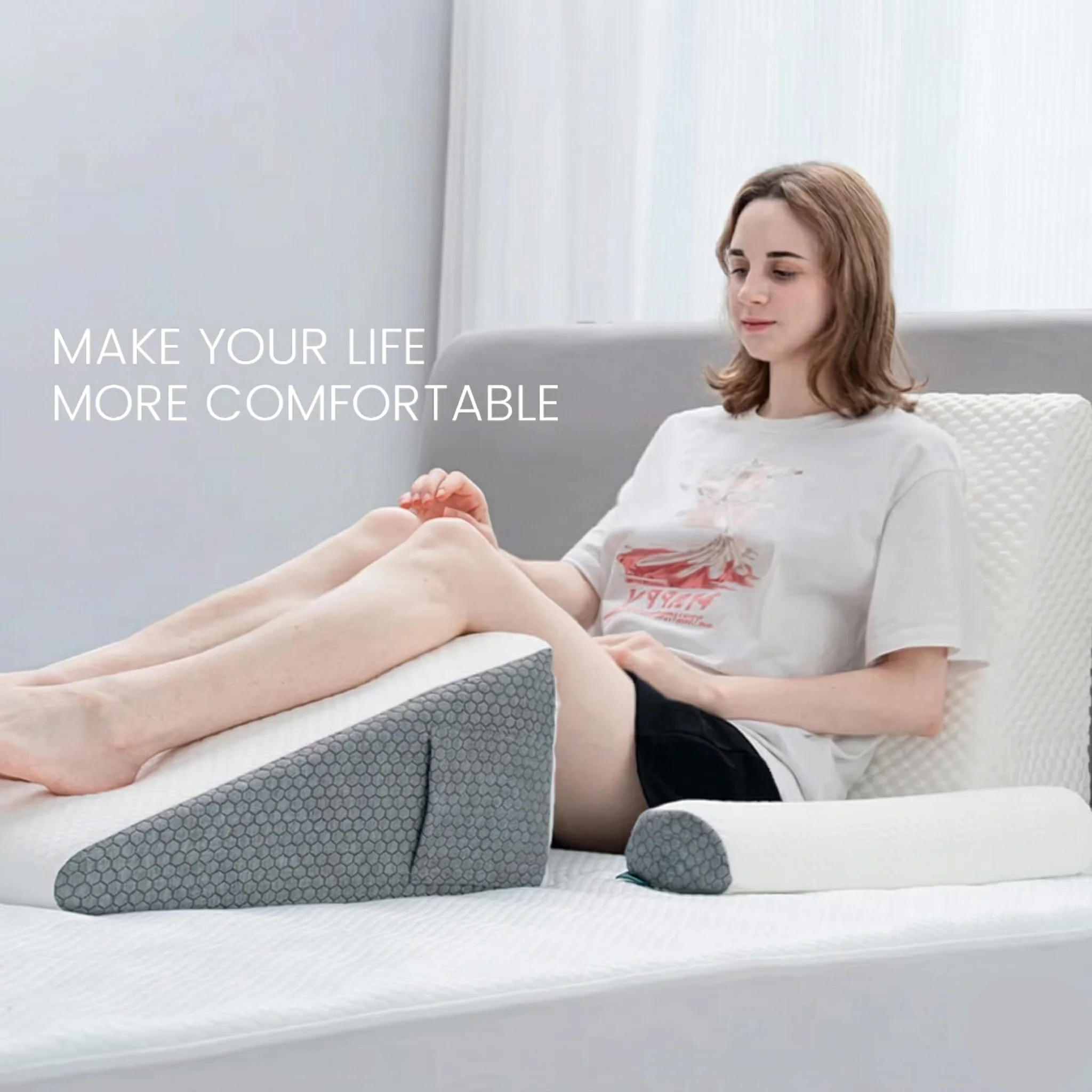Ergonomic Memory Wedge Foam