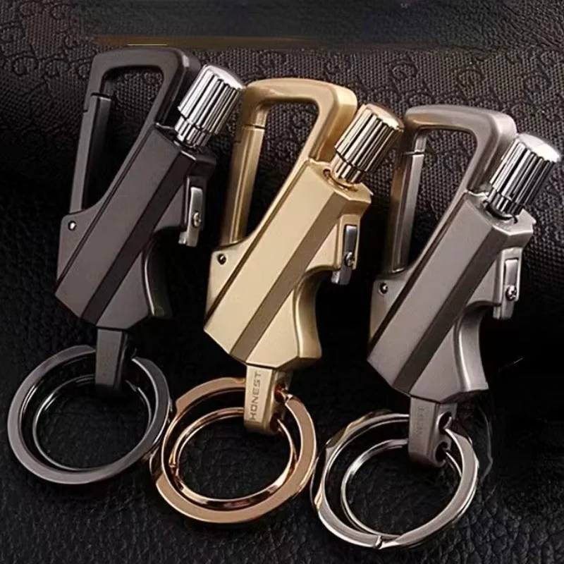 Survival Kerosene Lighter β Metal Keychain, Waterproof & Windproof