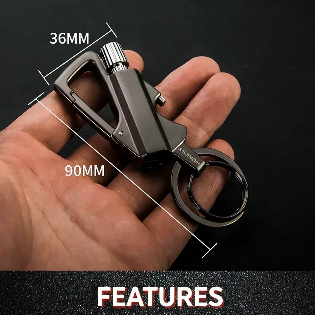 Survival Kerosene Lighter β Metal Keychain, Waterproof & Windproof - Image 2