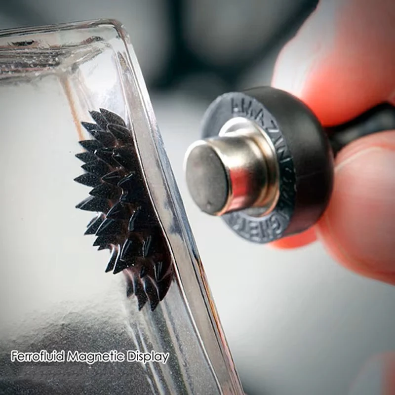 Ferrofluid Magnetic Stress Relief Desk Toy | Science Display & Liquid Sculpture Kit | Standard - Image 3