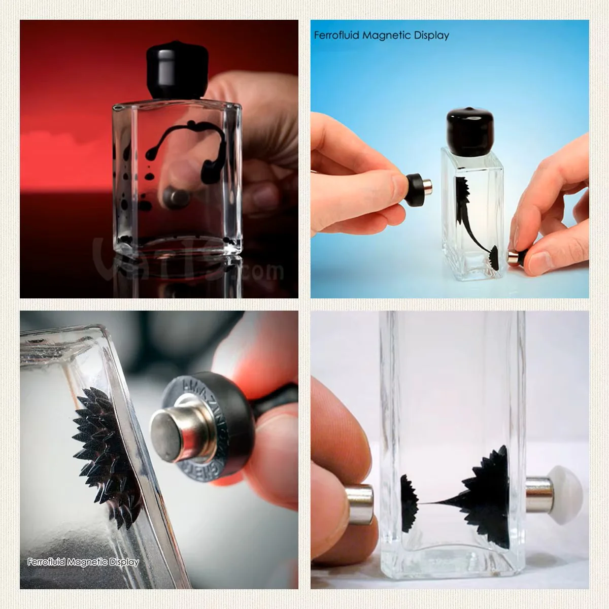 Ferrofluid Magnetic Stress Relief Desk Toy | Science Display & Liquid Sculpture Kit | Standard - Image 4