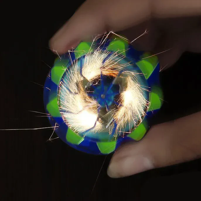 Fireworks Spinning Luminescent Gyro Toy - Image 3