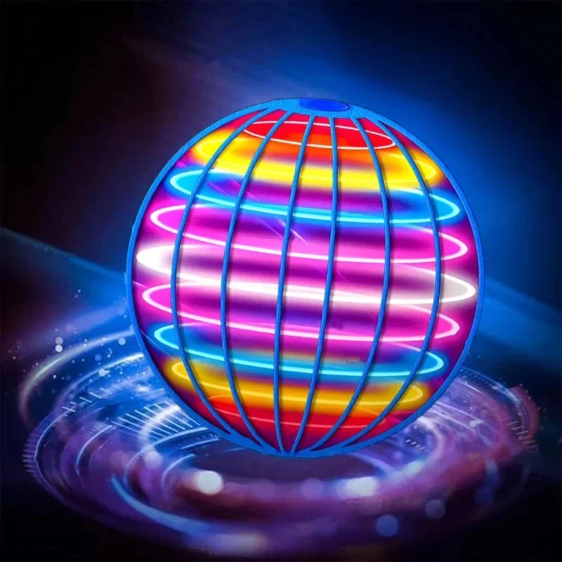 Flying Boomerang UFO Spinner – Hand-Controlled 360° LED Hover Ball