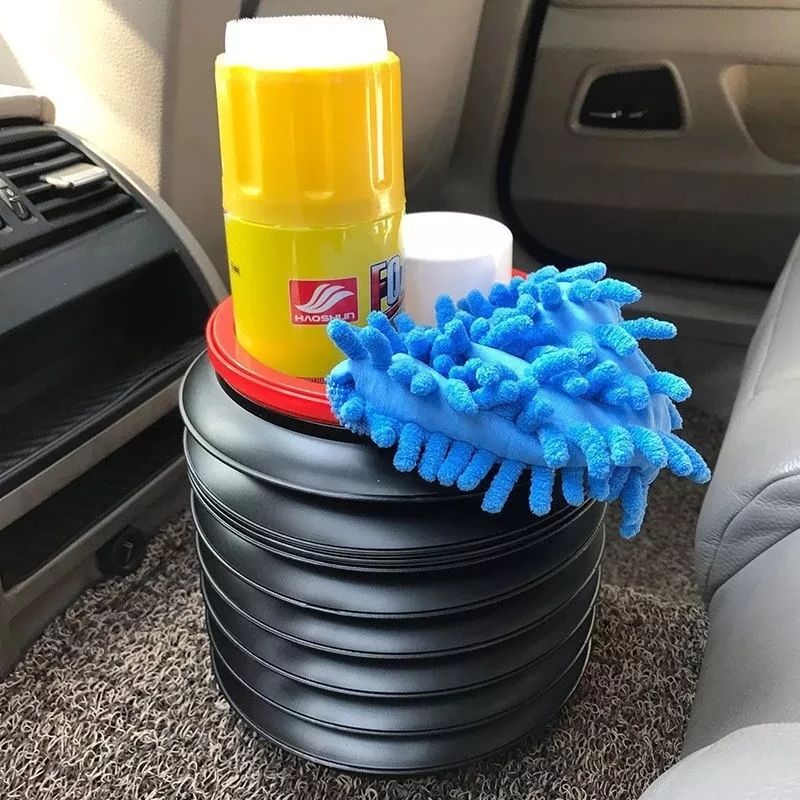 Folding Car Bucket & Trash Can - Waterproof Multifunctional Car Bucket - Image 5