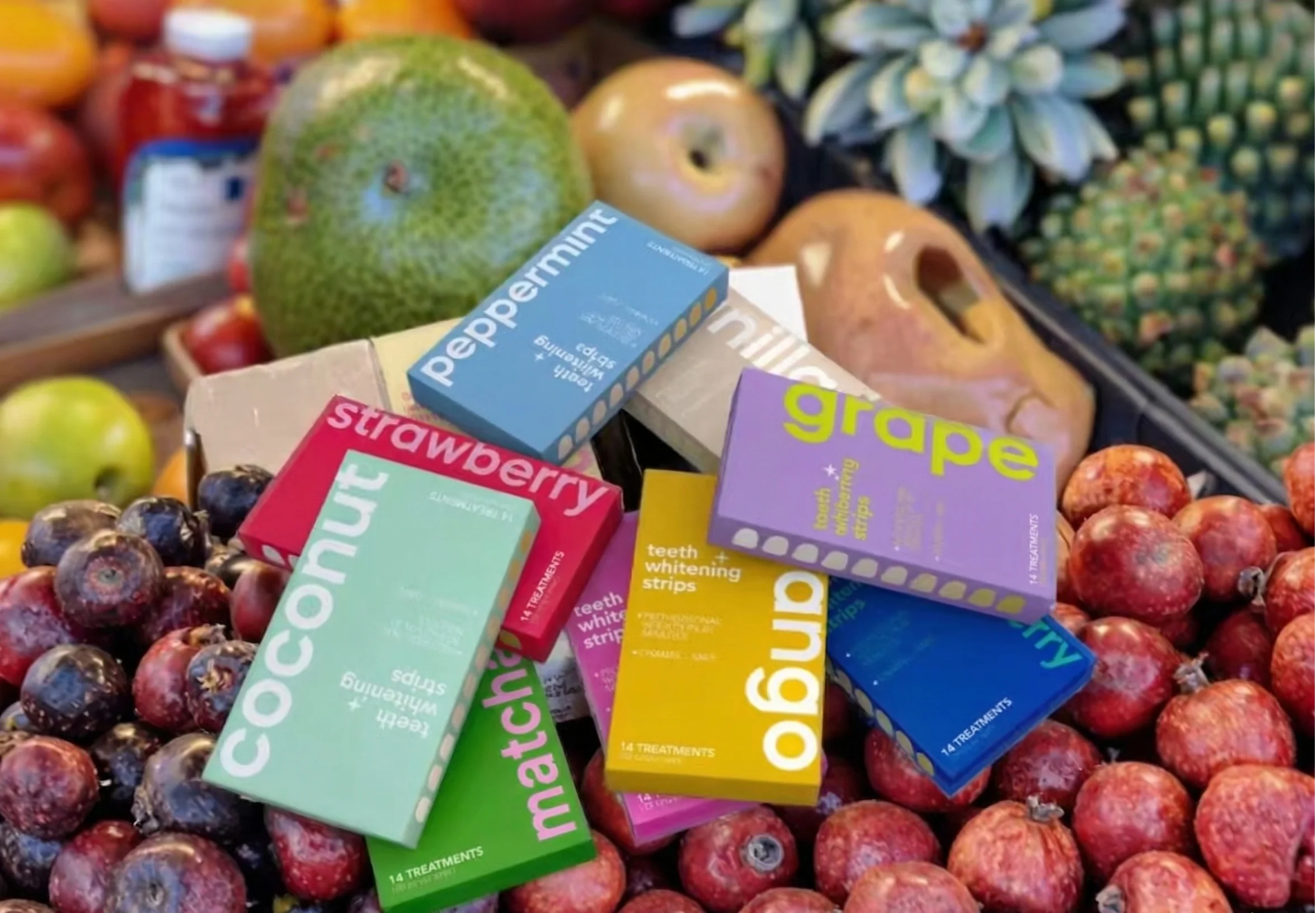Fruity Alcohol-Free Teeth Whitening Strips