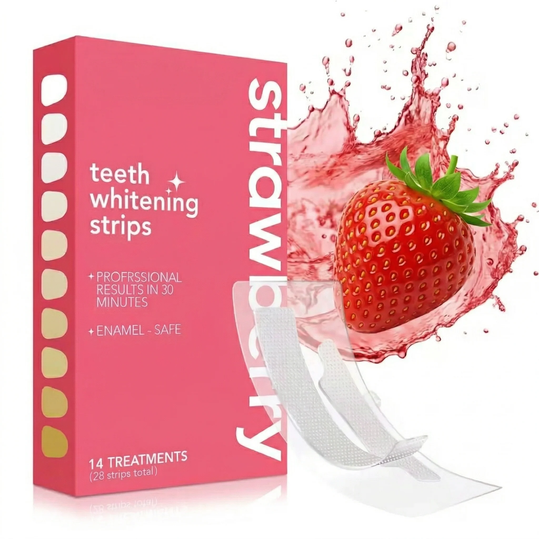 Fruity Alcohol-Free Teeth Whitening Strips - Image 4