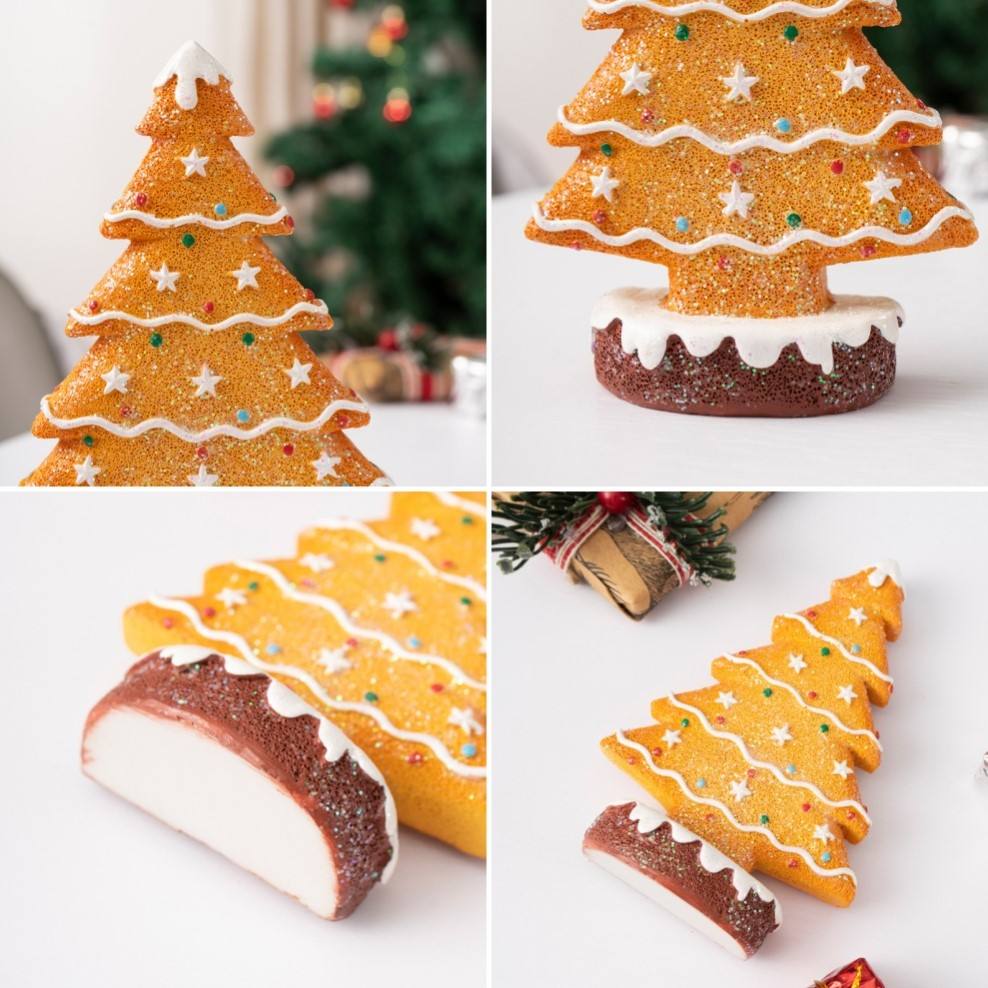 Gingerbread Christmas Tree Ornaments β Holiday Table & Shelf Decor - Image 6
