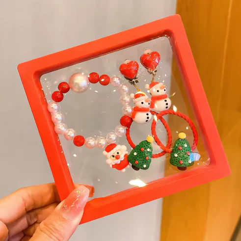 Handmade Christmas Beaded Bracelet Set - Image 13