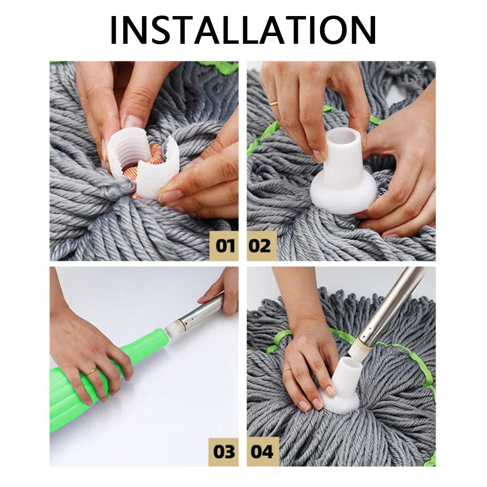 Hands-Free Rotating Microfiber Floor Mop - Image 8