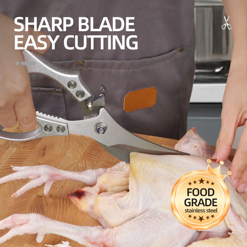 Heavy-Duty Stainless Steel Kitchen Scissors - Image 3