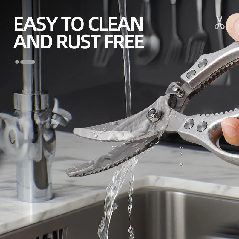 Heavy-Duty Stainless Steel Kitchen Scissors - Image 4