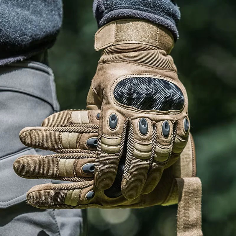 Heavy-Duty Tactical Work Gloves – Impact Resistant Hard Knuckle Protection - Image 2