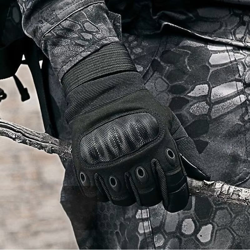 Heavy-Duty Tactical Work Gloves – Impact Resistant Hard Knuckle Protection - Image 3