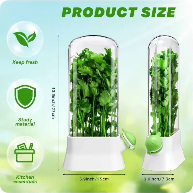 Herb Keeper Container for Refrigerator - Image 9