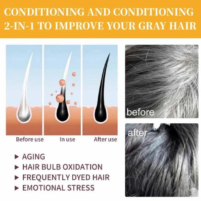 Herbal Black Soap Hair Darkening Treatment - Image 3