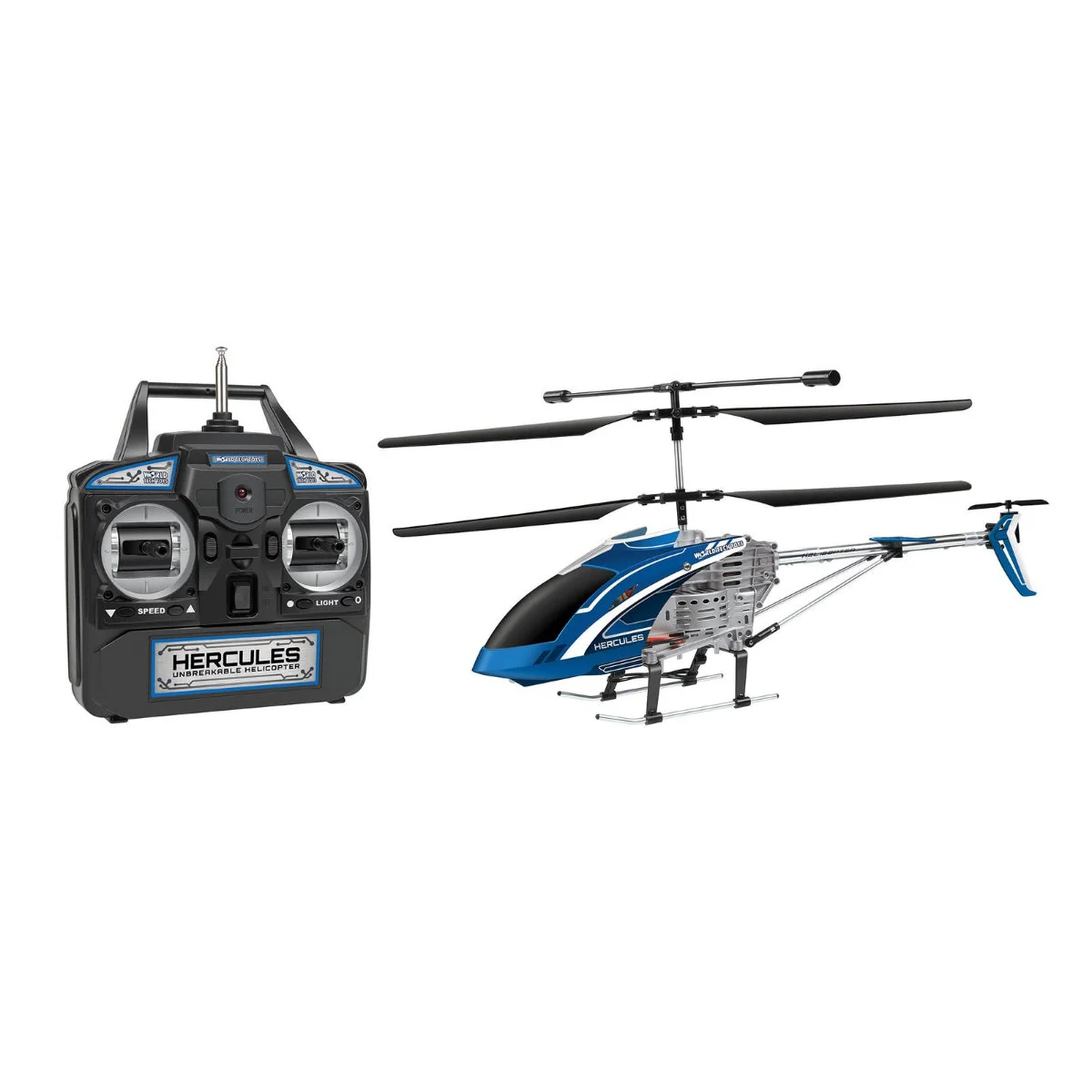 Hercules 3.5CH Gyro Helicopter – Unbreakable Remote Control Helicopter with LED Lights and USB Recharge - Image 3