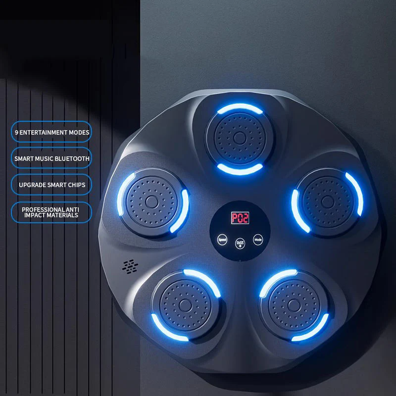 Home Interactive Music Boxing Target – LED Punching Trainer - Image 2