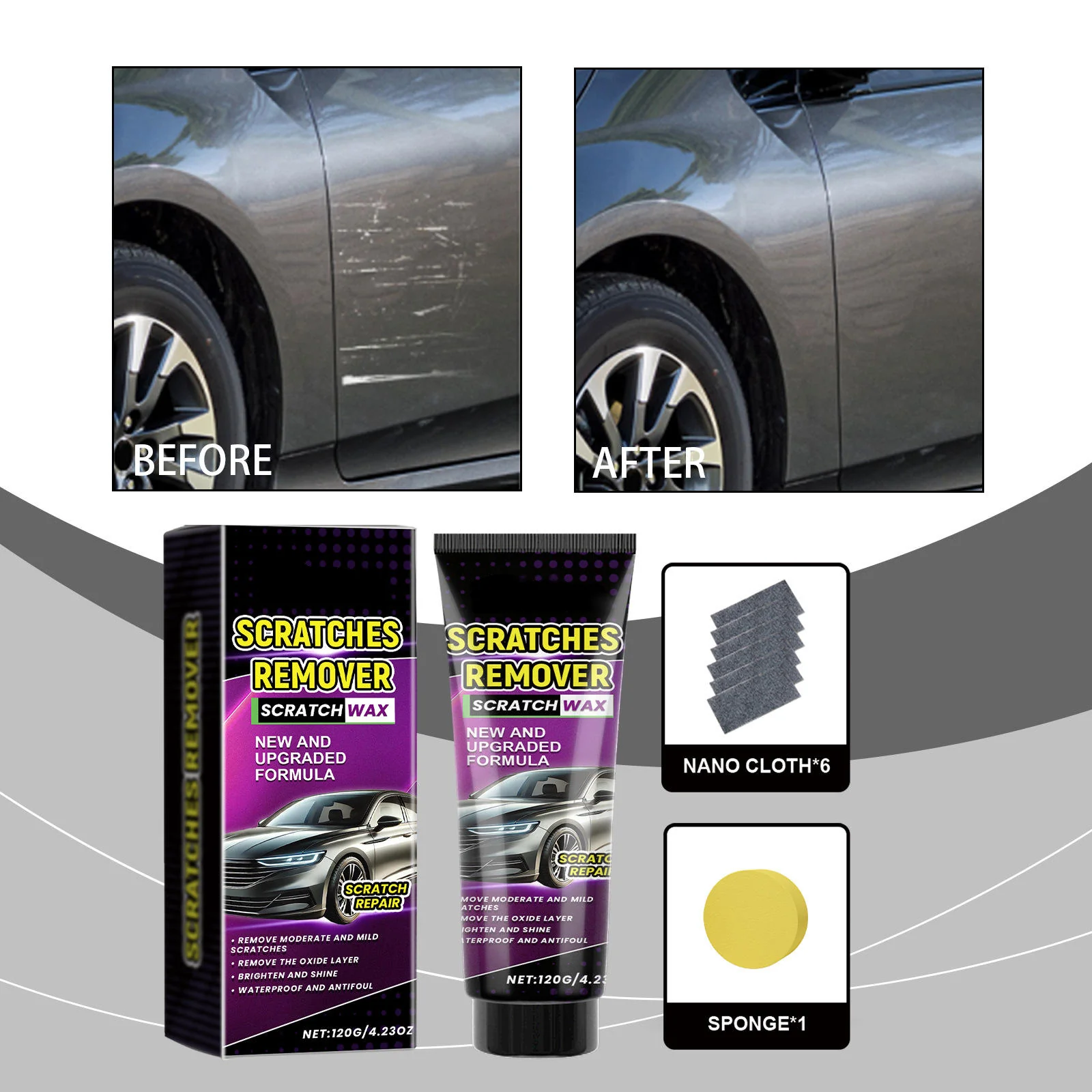 Professional Car Scratch & Headlight Repair Kit - Image 5