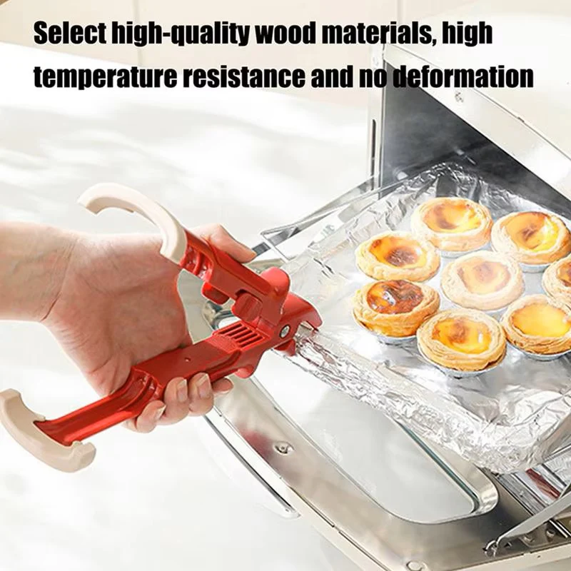 Hot Plate Gripper, 2-in-1 Anti-Scald Bowl Gripper Heat-Resistant Tongs - Image 2