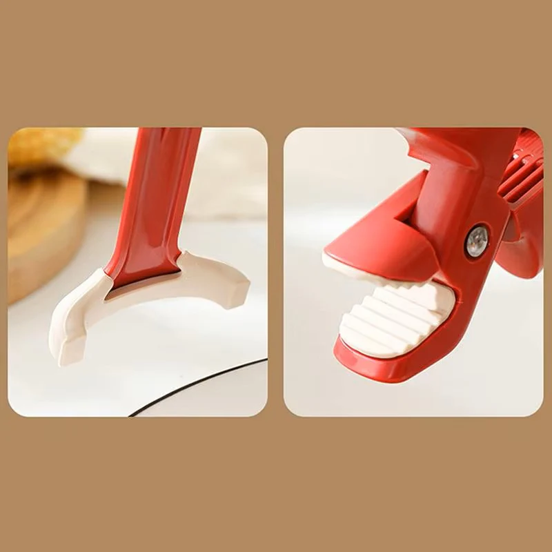 Hot Plate Gripper, 2-in-1 Anti-Scald Bowl Gripper Heat-Resistant Tongs - Image 3