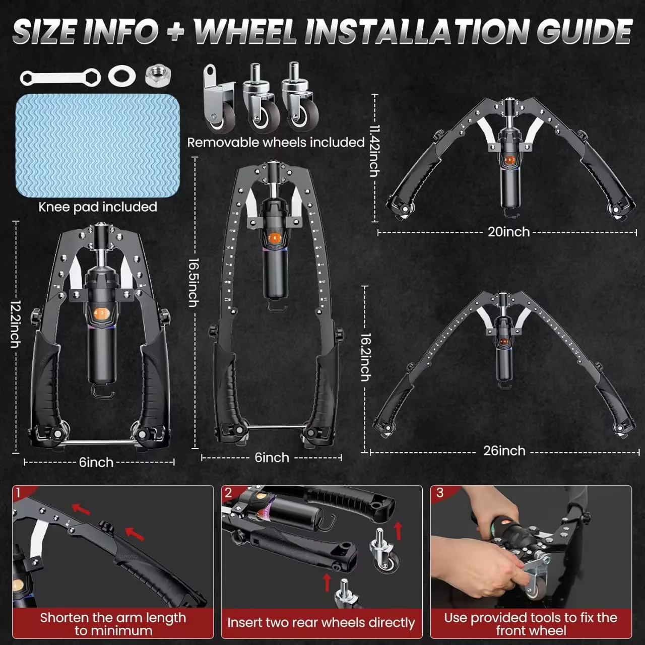 Hydraulic Power Twister Arm & Chest Exerciser | Adjustable Resistance Home Gym - Image 2