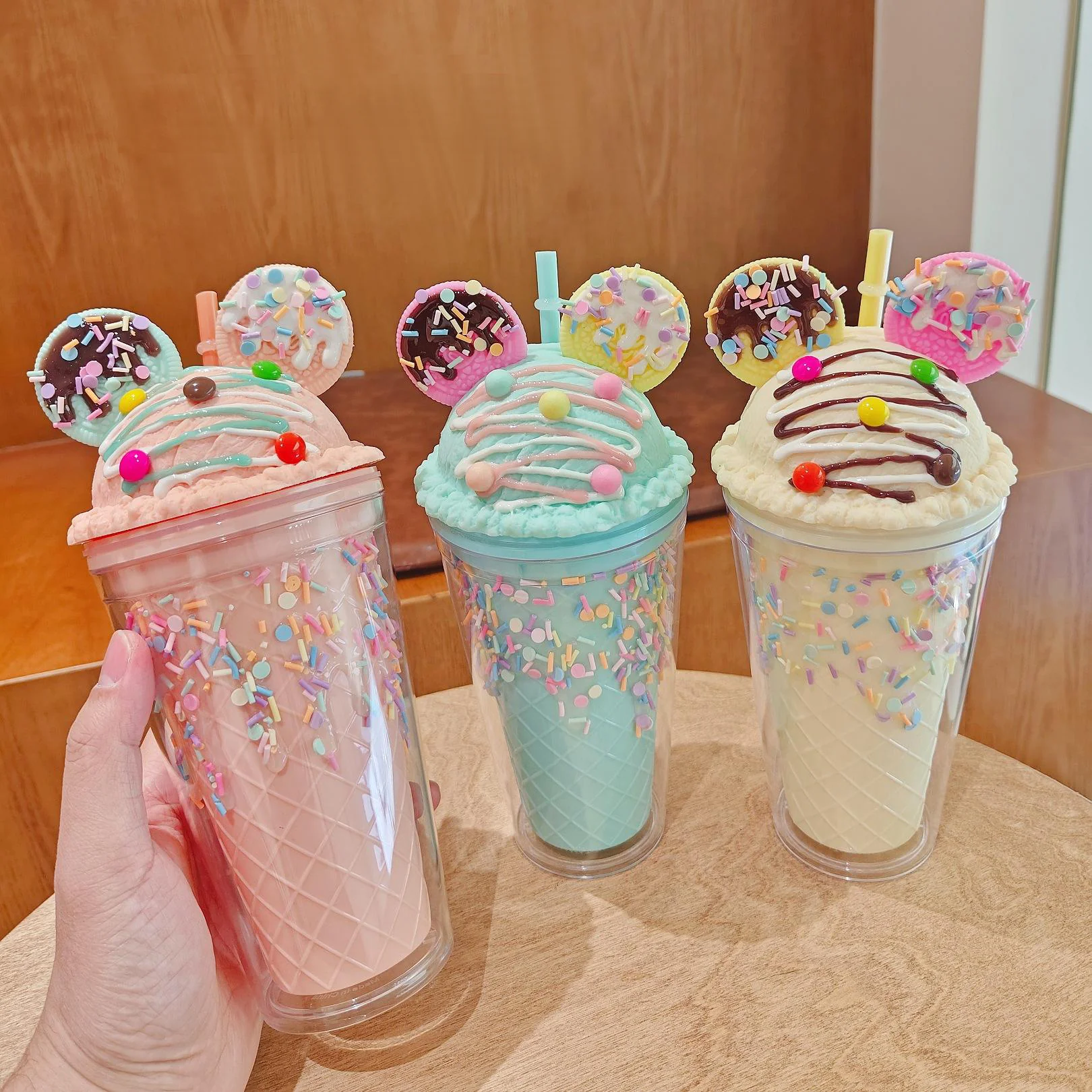 Ice Cream Parfait Tumbler – Insulated Sipper Cup with Straw - Image 6