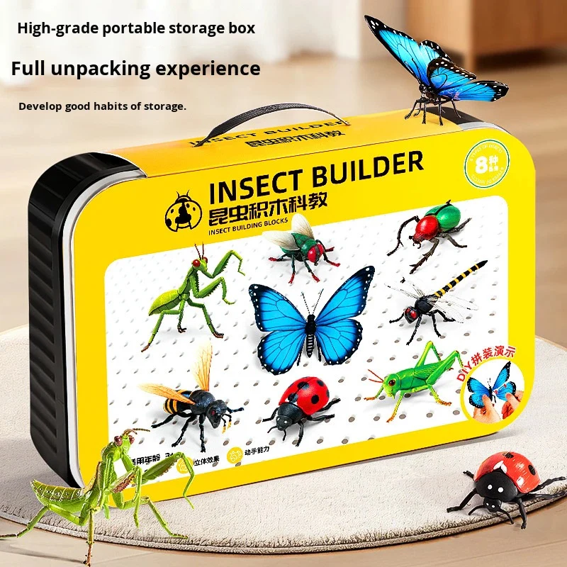 Insect Slot-Assembly Toys – 4D DIY Bug Puzzle Set for Kids’ Early Education & Animal Learning - Image 3
