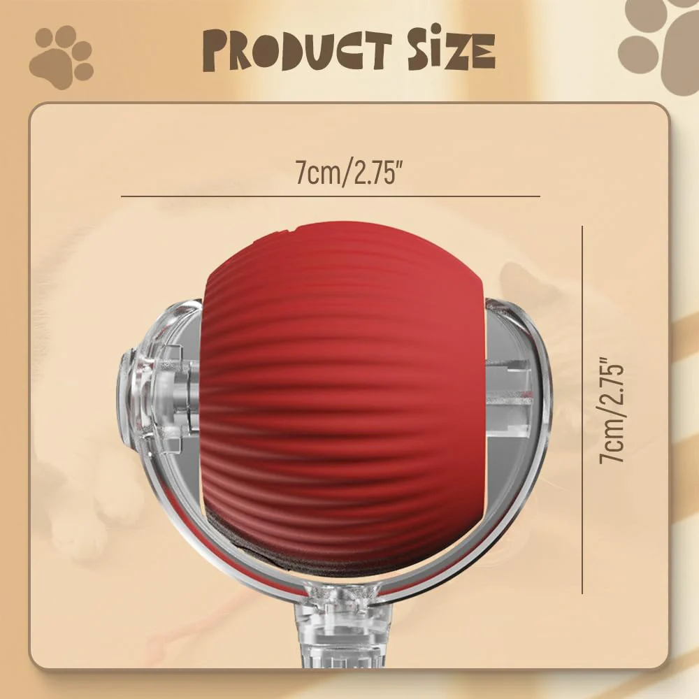 Interactive Automatic Dog & Cat Toy Ball - Rechargeable, Chewy, Self-Rolling - Image 5