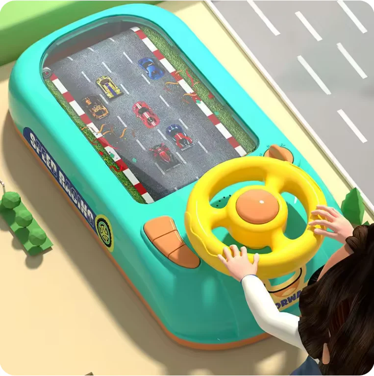 Interactive Racing Simulator – Steering Wheel Adventure Game Console - Image 7