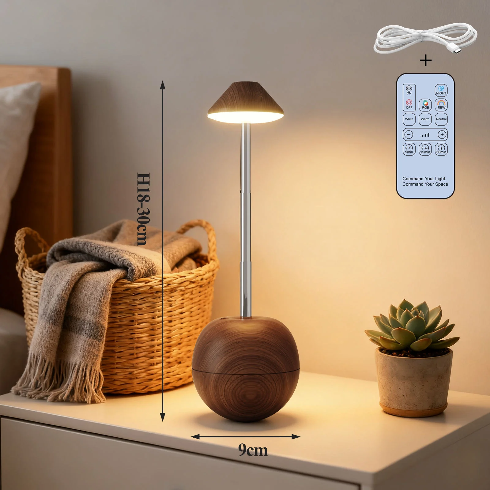 Interactive Tumbler RGB Lamp – Fun & Functional Color-Changing Desk Light – USB Rechargeable & Portable - Image 2