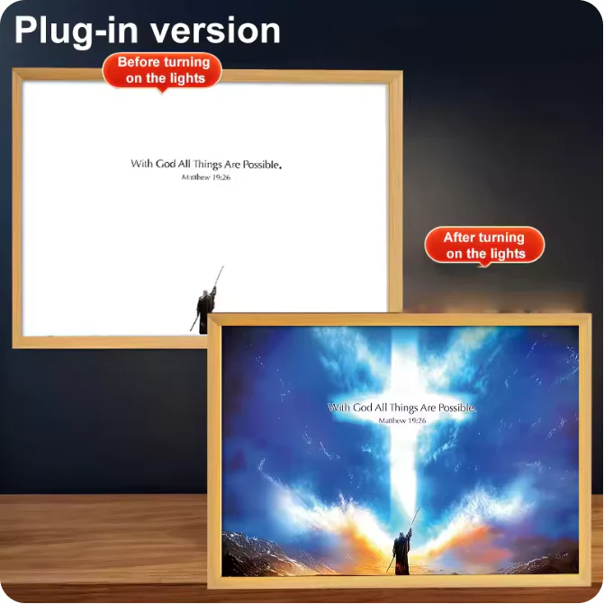 Luminous 4D LED Spiritual Art Frame - Image 10