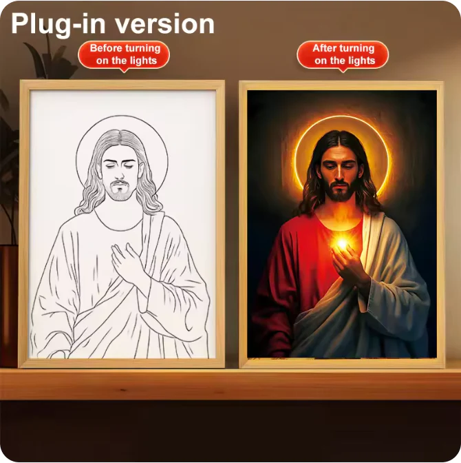 Luminous 4D LED Spiritual Art Frame - Image 11