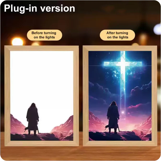 Luminous 4D LED Spiritual Art Frame - Image 16