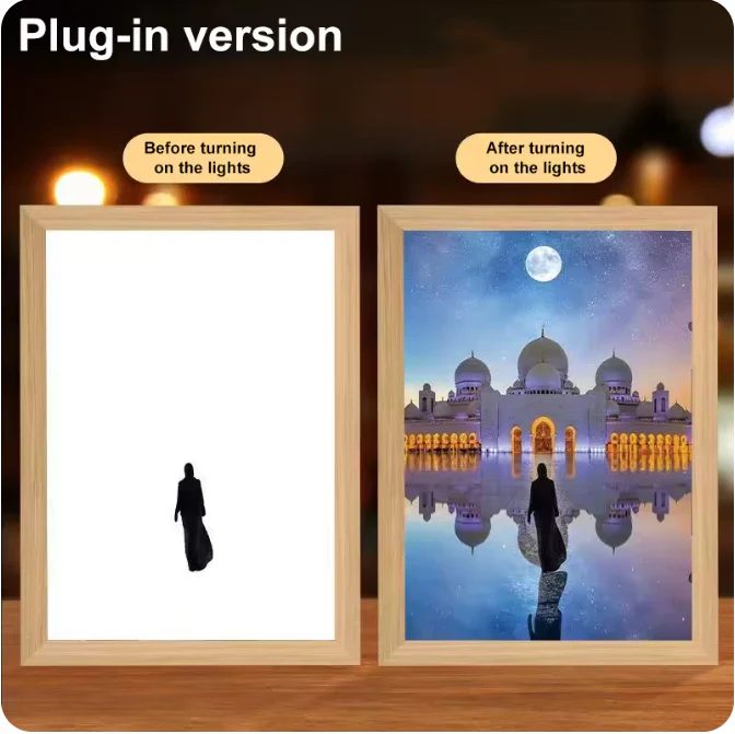 Luminous 4D LED Spiritual Art Frame - Image 18
