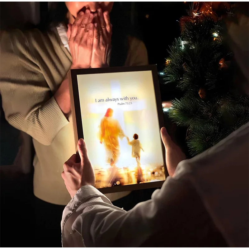 Luminous 4D LED Spiritual Art Frame - Image 2