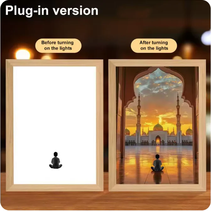 Luminous 4D LED Spiritual Art Frame - Image 20