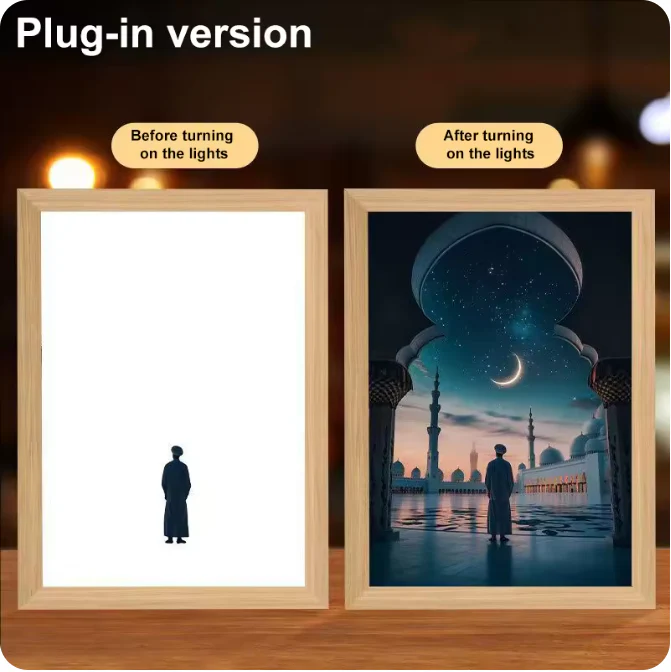 Luminous 4D LED Spiritual Art Frame - Image 21