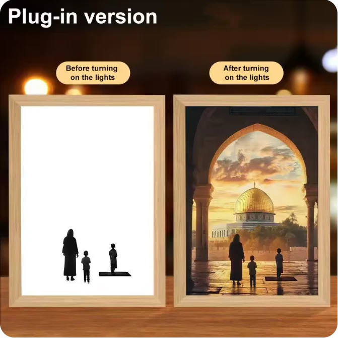 Luminous 4D LED Spiritual Art Frame - Image 22