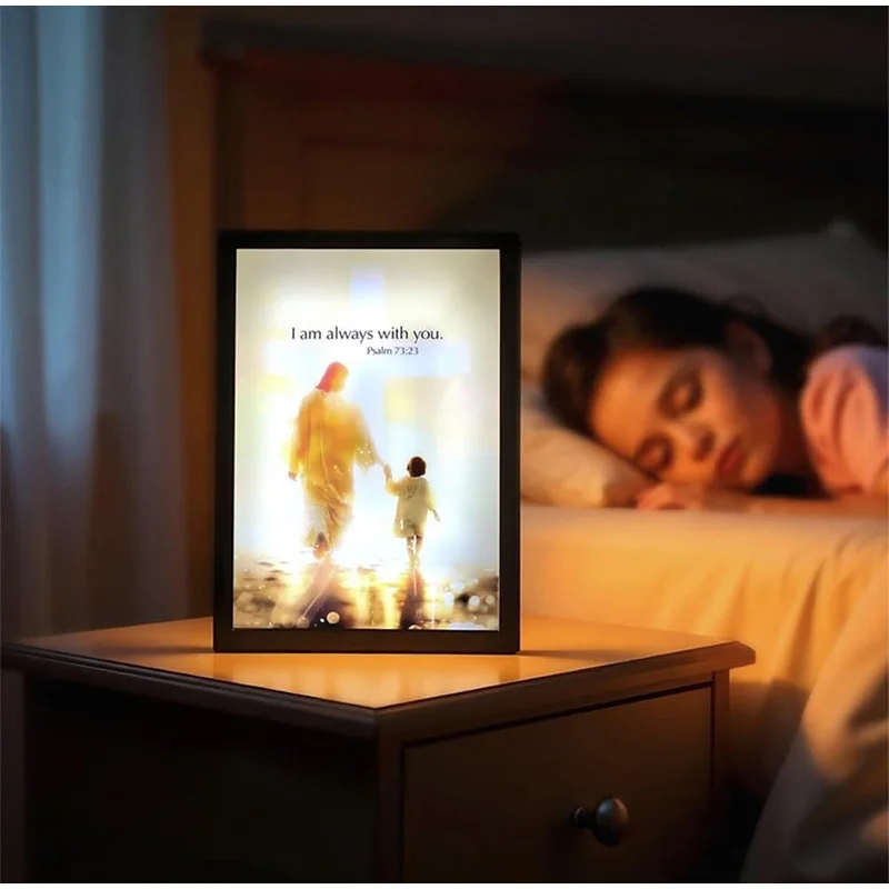 Luminous 4D LED Spiritual Art Frame - Image 3