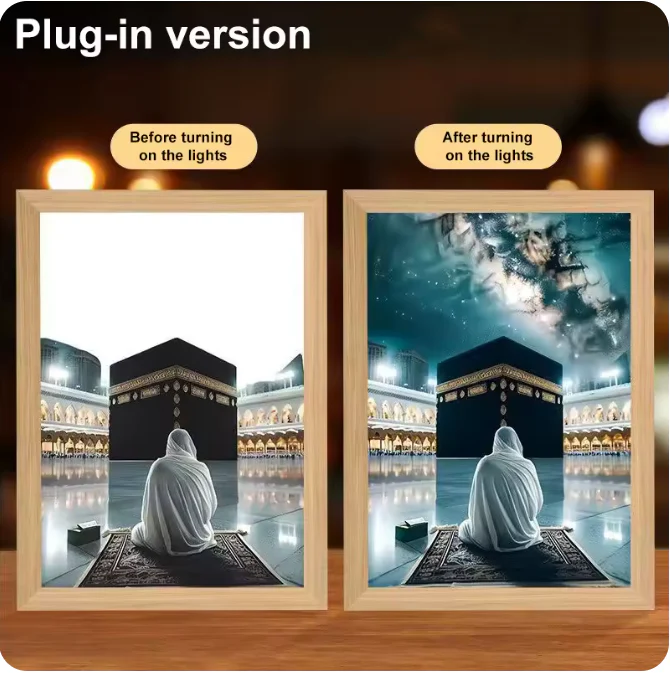Luminous 4D LED Spiritual Art Frame - Image 35