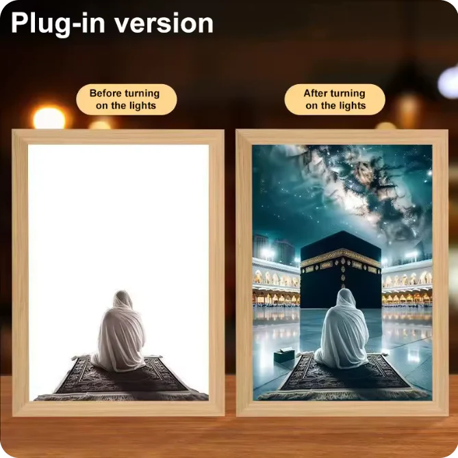 Luminous 4D LED Spiritual Art Frame - Image 36