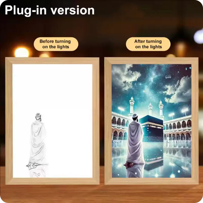 Luminous 4D LED Spiritual Art Frame - Image 37