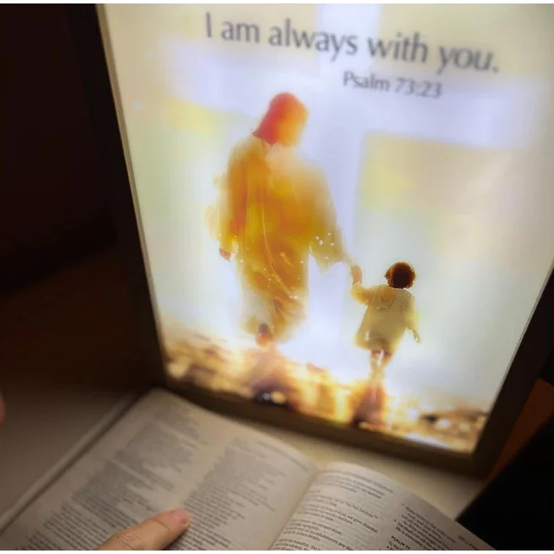 Luminous 4D LED Spiritual Art Frame - Image 5