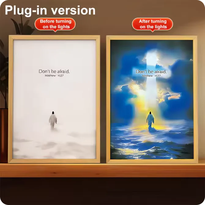 Luminous 4D LED Spiritual Art Frame - Image 9