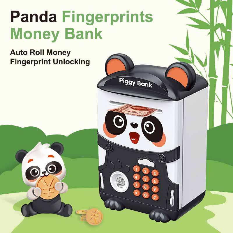 Kids Electronic Savings Bank with Password & Fingerprint Play Unlock