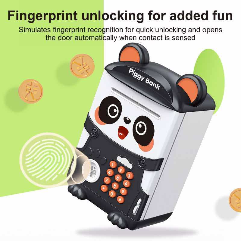 Kids Electronic Savings Bank with Password & Fingerprint Play Unlock - Image 2