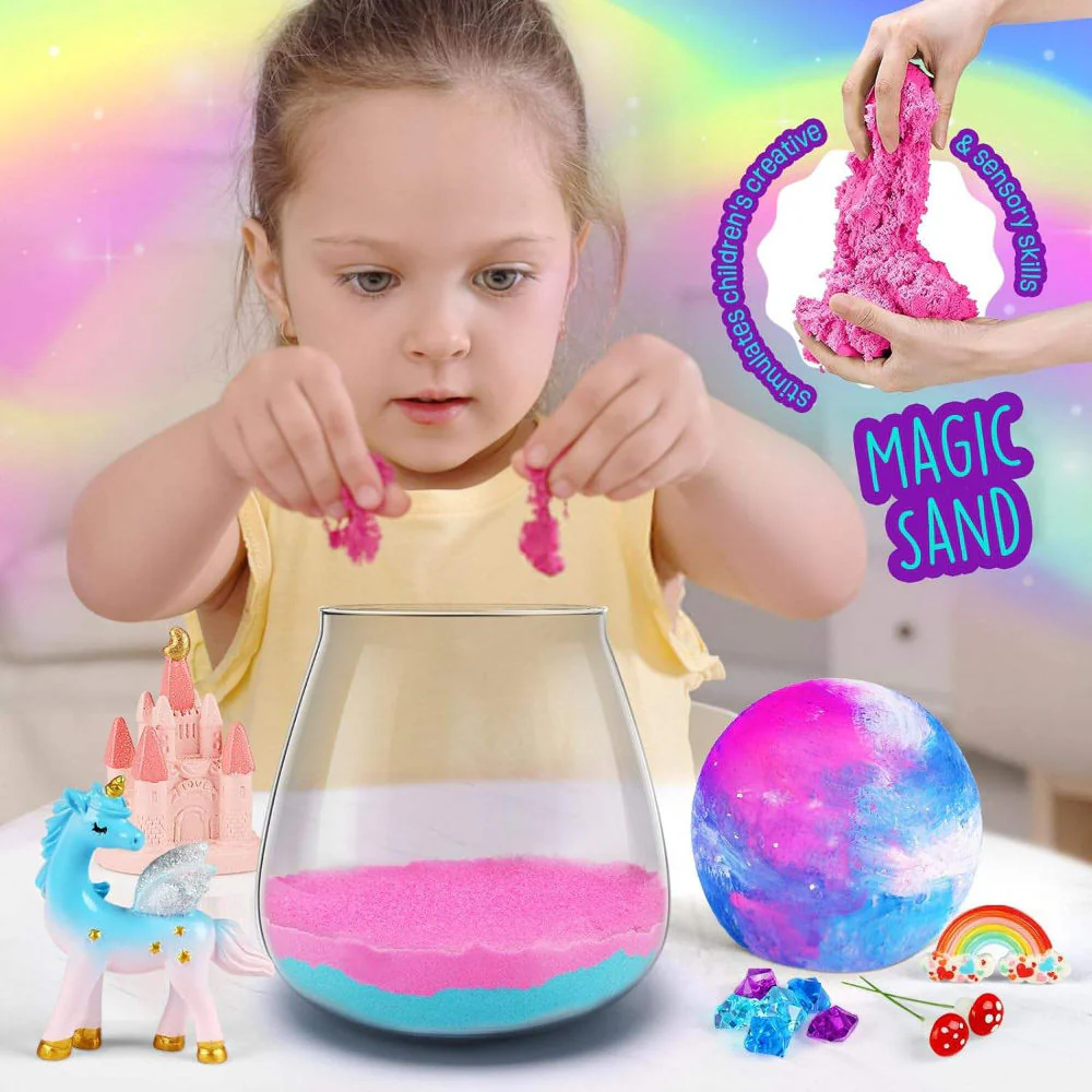 Kids Paint-Your-Own Moon Lamp Kit β Light-Up Galaxy Craft Set with Stand - Image 2