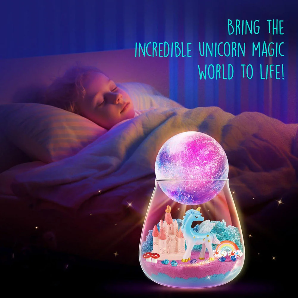 Kids Paint-Your-Own Moon Lamp Kit β Light-Up Galaxy Craft Set with Stand - Image 4
